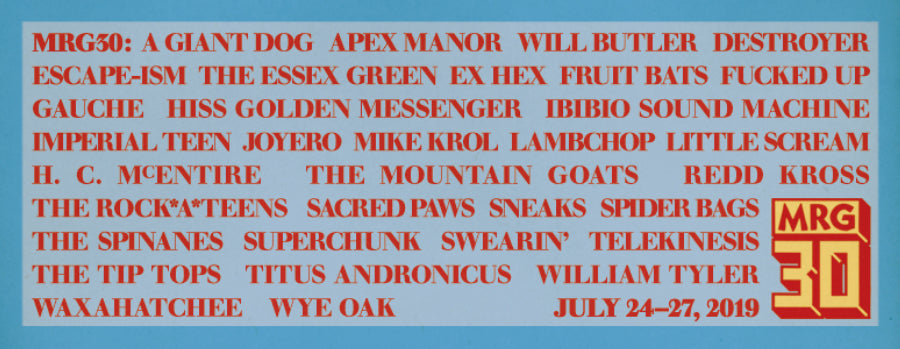 Daily lineups for MRG30 announced and nearly sold out!