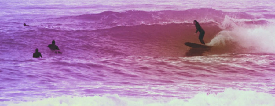David Kilgour hits the surf with his music video for “Looks like I’m running out”