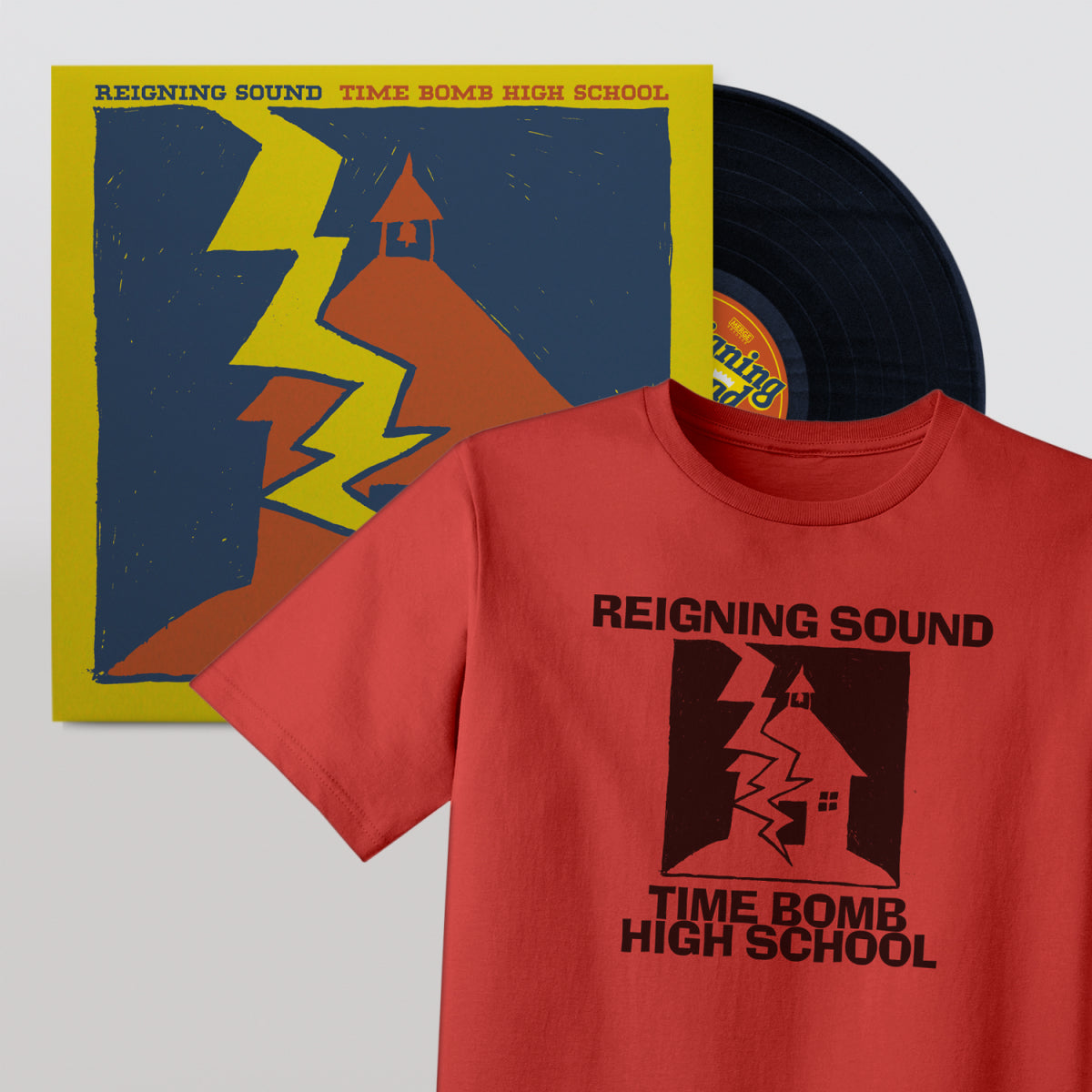 Reigning Sound - Time Bomb High School Album + T-Shirt Bundle