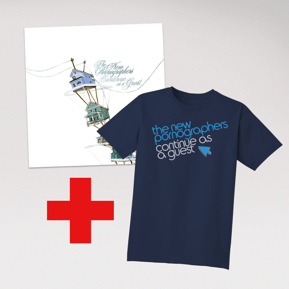The New Pornographers - Continue as a Guest Album + T-shirt Bundle