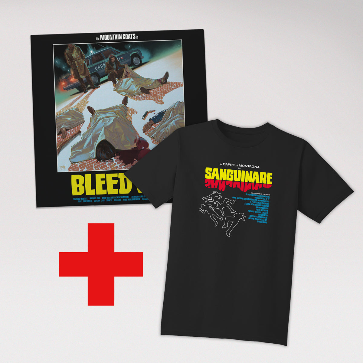 the Mountain Goats - Bleed Out Album + T-shirt Bundle